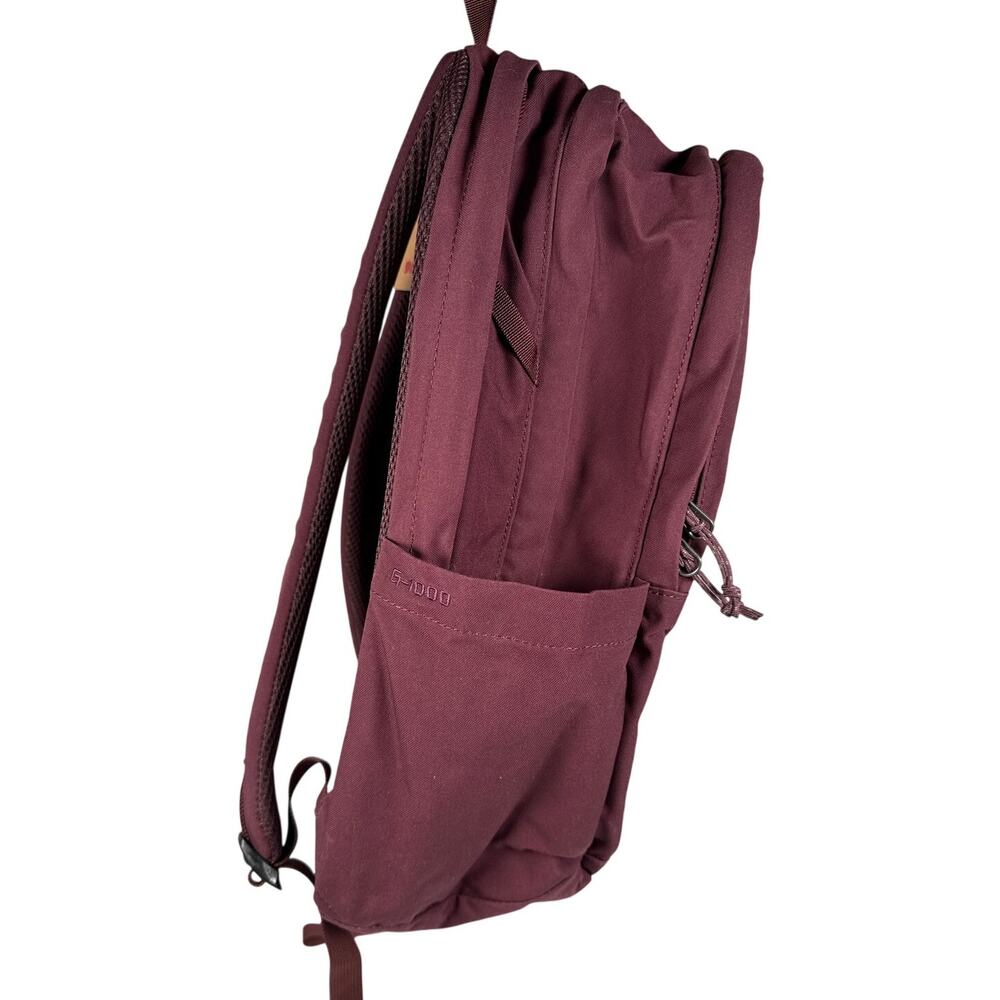 Fjallraven Raven 28L Backpack Övik F23345 Burgundy Port Laptop Ready 10 Pockets - Picture 5 of 12
